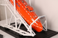 customized model of Free Fall Liftboat with davit